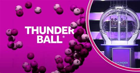 thunderball tonight|Thunderball draw history .